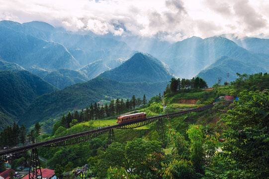 Natural and urban views of Vietnam