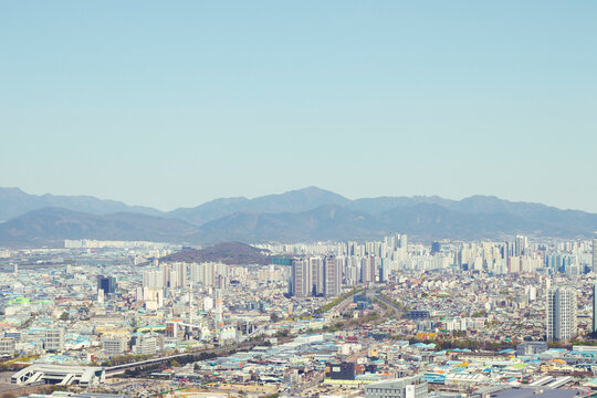 서대구공단 및 대구 도심