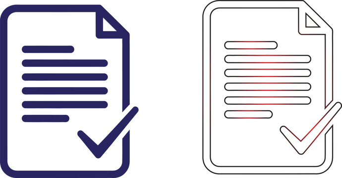 Checklist completion vector art icons for task management to do lists and productivity