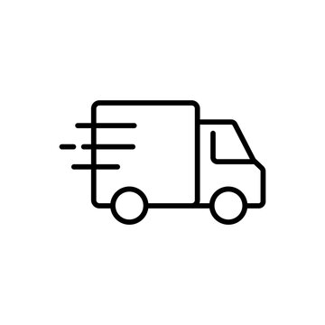 Fast Shipping Delivery Truck Icon