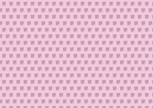 【日本の伝統模様】千鳥・千鳥格子のシームレスパターン（赤系） / Chidori & Chidori-goushi (Houndstooth) &ndash; Japanese Traditional Seamless Pattern Set  (Red Tones)