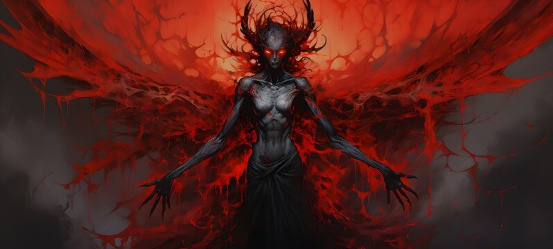 ziz demon humanidad full body,generative AI