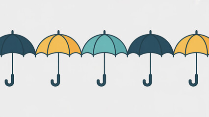 A herd of giraffes standing together in a natural setting isolated on transparent background © Mafijul