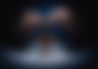 Fototapeta premium Mysterious glow in the dark night sky with ethereal light patterns