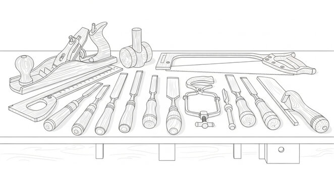 Assorted collection of screwdrivers and tools.