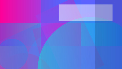 Obraz premium Abstract geometric background with vibrant color blocks and smooth gradients
