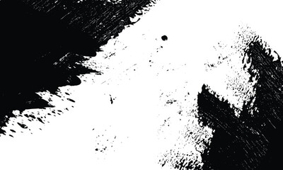 Fototapeta premium grunge brush strokes brush strokes and black ink to create an abstract brush stroke. 
