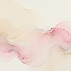 Fototapeta premium Abstract Fluid Ink Wash Art Background