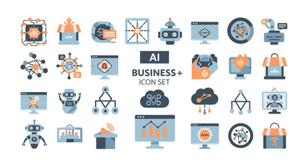 Obraz premium A playful illustration showing a robot blocking a browser window with a crossed-out symbol, conveying security, protection, or digital safety concepts