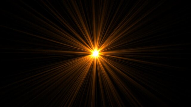 center sparks light background golden loop