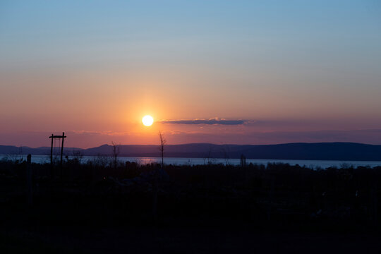 SOnnenuntergang am Plattensee