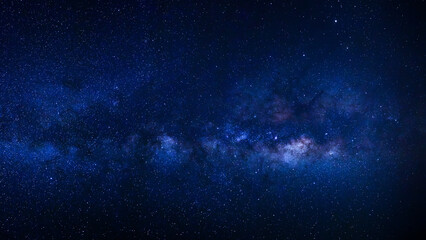 Panorama milky way galaxy with stars and space dust in the universe © sripfoto