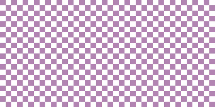 Purple white checkered colors. Two color checkerboard. Purple and white colors of checkerboard. Chessboard, checkerboard texture. Squares pattern background. texture.