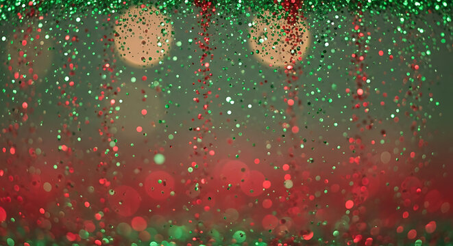 Red and green glittery background, with bokeh lights, festive cinco, de mayo mexico, 5 may festival, holiday template poster, banner download 2026 2027