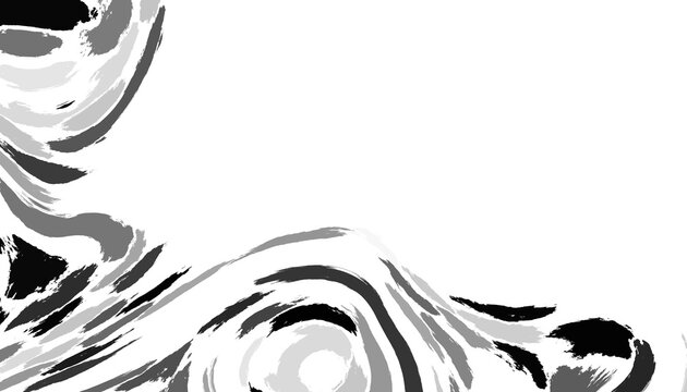 Grunge style imitation of hand-drawn thick brush strokes in acrylic paint. Textured ink lines with marker accents, underline, and