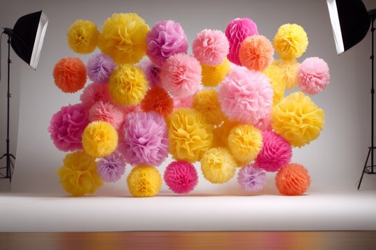 Colorful Floating Decorations for Premium Fiesta Setup with Handcrafted Elements