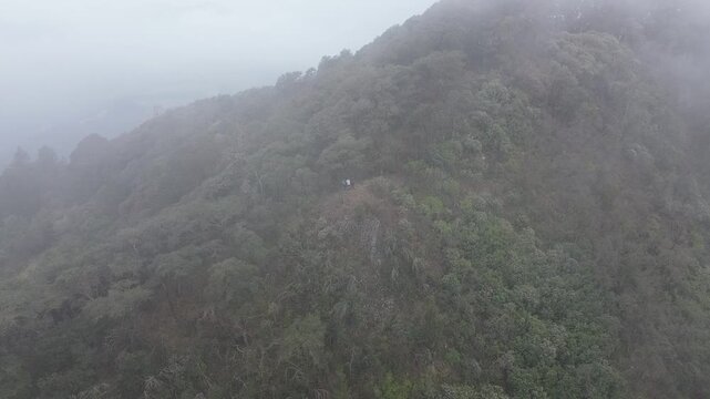 Paisaje con neblina
