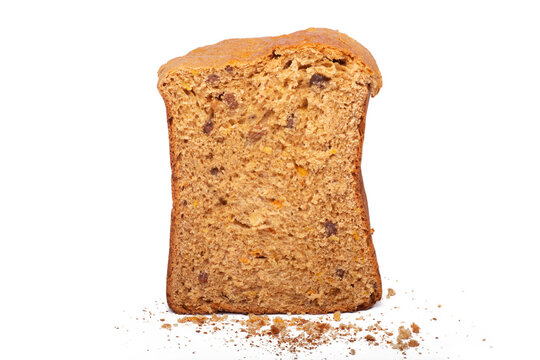 slice of homemade bread, png file
