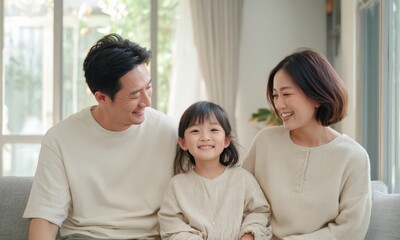 Obraz premium 家族の団欒