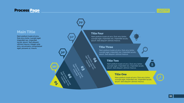 Four Points Comparison Slide Template