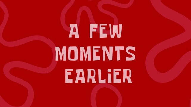 Funny Moments Later Text Animation Cartoon Interlude Screen