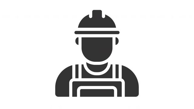 Construction worker icon