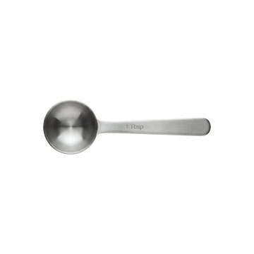 Essential stainless steel tablespoon for precise culinary measurements, a vital kitchen utensil for baking, cooking, and recipe preparation, ensuring accuracy in every dish