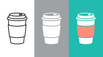 Colorful Disposable Coffee Cups © PixelCraft3D