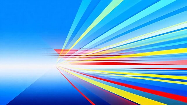 Colorful abstract geometric design