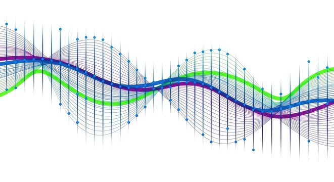 Abstract Data Visualization of Waveform Patterns.