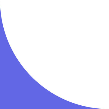 Purple quarter circle icon. Modern colorful geometric shapes vector collection