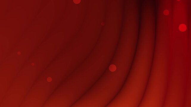 Rich red waves ripple softly against a warm gradient. Faint glowing orbs drift across the depth. Subtle curves suggest motion, calm, and elegance. Ideal for luxury, romance, or modern design themes