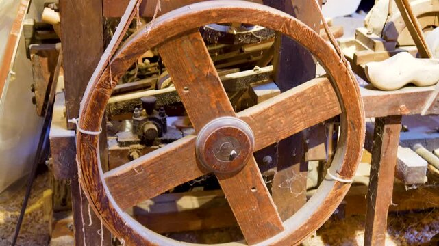 old rusty gears