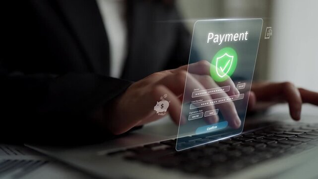 Secure online payment, safe e-commerce transactions, digital payment solutions, online financial security, and electronic payment systems ensuring smooth business continuity. Muxer