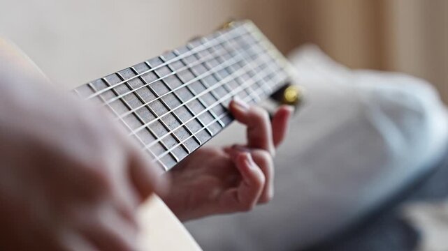 Learn guitar chords at home with simple step-by-step guide