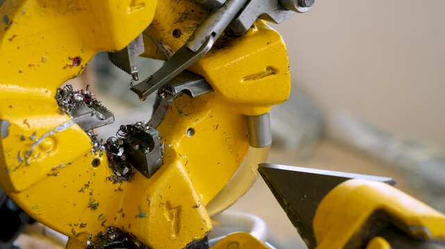 Pipe Threading Machine, Close Up