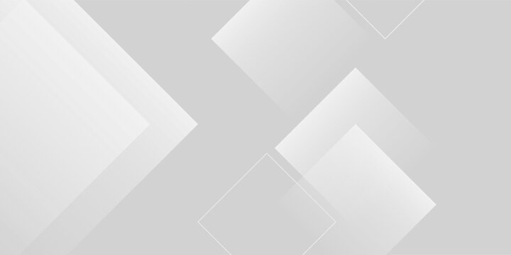 White gradient abstract polygon pattern on gray background.