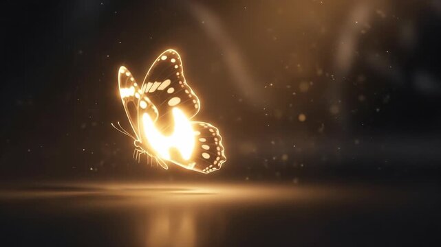 A radiant butterfly delicately embodies the vital thyroid gland, its glow representing health, hormone balance, metabolic energy, and important disease awareness