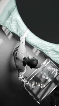 3D Robot Surgical loop animation