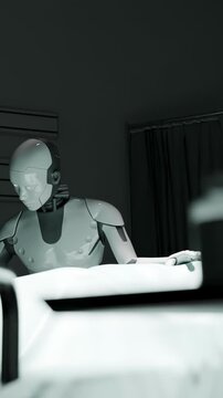 3D Robot Surgical loop animation