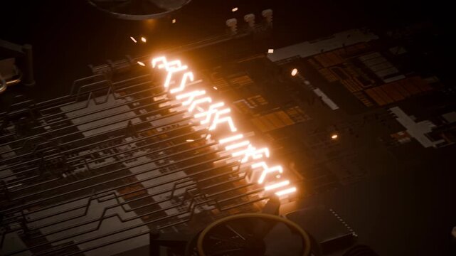 Satisfying Loop of 3D optical fiber neon lights