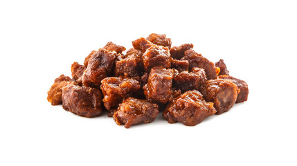 Fototapeta premium Savory meat cubes prepared in rich sauce