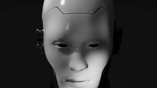 3D Robot Red Gaze loop