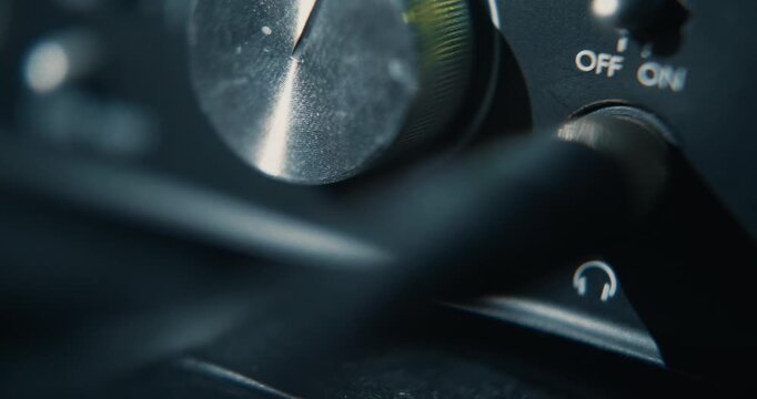 Turning on an electronic digital sound device