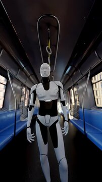 3D Android Subway Interior loop