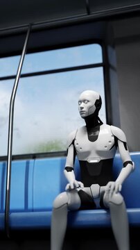 3D Android Subway Interior loop