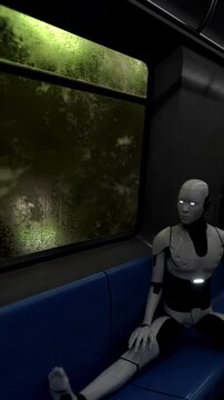 3D Android Subway Interior loop