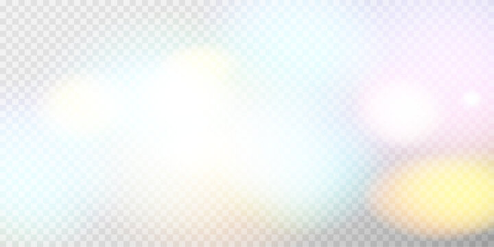 Bright colorful bokeh lights background with soft blurred circle shapes, abstract glowing particles, vibrant defocused light effect illustration
