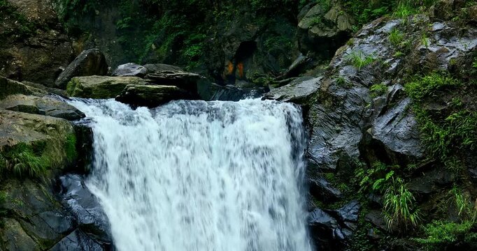 Neidong Waterfall, Wulai, Forest Secret, Natural Rhythm, Majestic Landscape