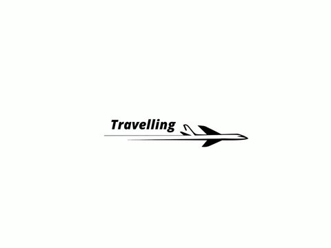 Vector illustration of traveling animation 